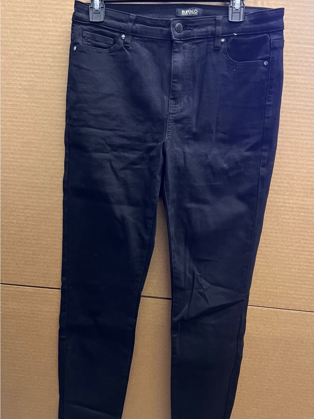 Buffalo Molli Womens Black Skinny Jeans - Stretch Five-Pocket Size 8